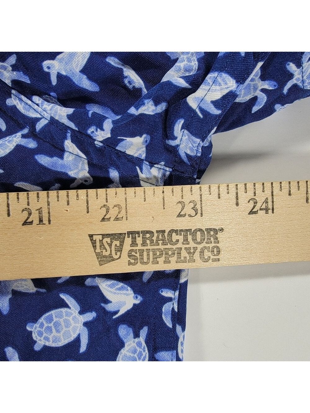Southern Tide Intercoastal Short Sleeve Button Shirt Mens Medium Blue Turtle - Picture 6 of 9